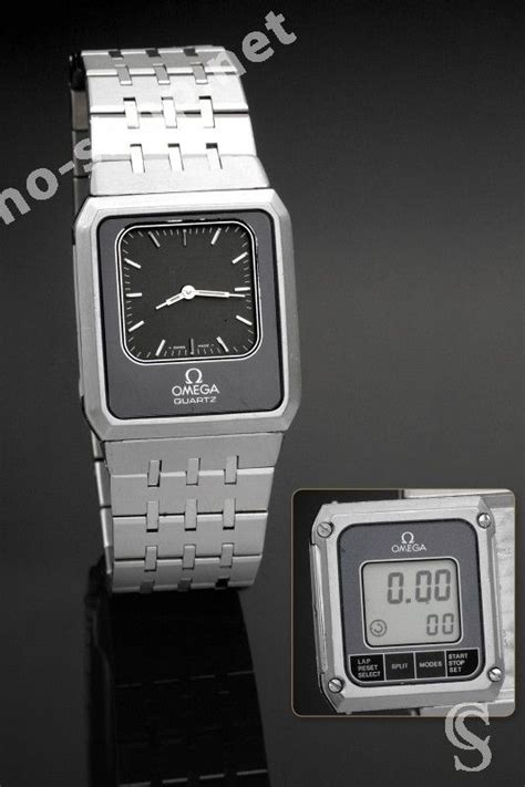 omega analogue digital watch|vintage omega digital watch.